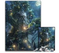 1000 Piece Puzzle Ancient Tree Spirit Impossible Jigsaw Puzzles for Adults Family Activity Brain Teaser Home Decor 1000 PCS(38x26cm)