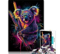 1000 Piece Puzzle Animal Koala 1000 Piece Jigsaw Puzzles for Adults & Teens,Challenging Game for The Whole for Women, Gifts for Men (50x75cm)
