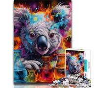 1000 Piece Puzzle Animal Koalas 1000 Piece Jigsaw Puzzle for Adults Teens,Train Your Brain And Hands Gifts for Friends And Family (26x38cm)
