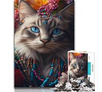 1000 Piece Puzzle Animal Maine Coon 1000 Piece Jigsaw Puzzle for Adults Teens,Train Your Brain And Hands Gifts for Friends And Family (50x75cm)