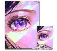 1000 Piece Puzzle Anime Eye Jigsaw Puzzles BrainChallenging DIY Decorative Game Family Interactive Toy 1000 PCS(75x50cm)