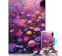 1000 Piece Puzzle Anime Flower Girl Jigsaw Puzzles 1000 Pieces for Adults Teens,Train Your Brain And Hands Gifts for Friends And Family (50x75cm)