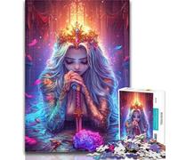 1000 Piece Puzzle Anime Queen Girl Jigsaw Puzzle 1000 Pieces for Teenagers,Educational Game Challenge Toy for Women And Men 26x38cm