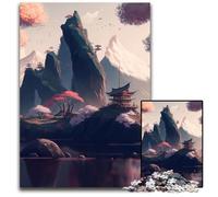 1000 Piece Puzzle Apprentice Witch Jigsaw Puzzles Creative Family Game & Home Decor for Teenagers 1000 PCS(75x50cm)