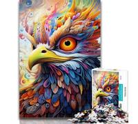 1000 Piece Puzzle Art Fantasy Eagle Jigsaw Puzzle 1000 Pieces for Teenagers,Challenging Game And Family Play Secret Santa Gifts 50x75cm