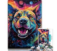1000 Piece Puzzle Art German Shepherd 1000 Piece Jigsaw Puzzle for Adults Teens,Train Your Brain And Hands Gifts for Friends And Family (26x38cm)