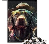 1000 Piece Puzzle Art Labrador Dogs 1000 Piece Jigsaw Puzzle Challenging DIY Brain Game, Interactive Family Activity (Size 26x38cm)