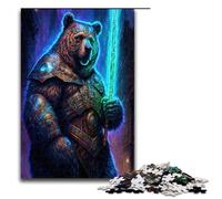 1000 Piece Puzzle Astral Bear Warriors Jigsaw for Adults Wood Jigsaw Great Gifts for Christmas 75x50cm