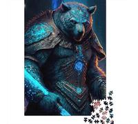 1000 Piece Puzzle Astral Bear Warriors2 Jigsaw Puzzles for Adults Woodenboard Puzzles Adults Puzzles Gifts 1000pcs (75x50cm)