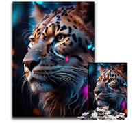 1000 Piece Puzzle Astral LeopardPaper Jigsaw Puzzles Brain Teaser Game for Teenagers Perfect 1000 PCS(38x26cm)