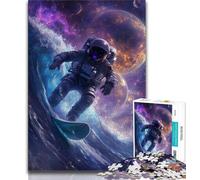 1000 Piece Puzzle Astronaut 1000 Piece Jigsaw Puzzles for Adults & Teens,Classic Educational Games Beautiful Decoration (38x26cm)