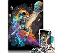 1000 Piece Puzzle Astronaut Basketball Jigsaw Puzzles for Adults 1000 Pieces,Train Your Brain And Hands Birthday Present, Gifts (50x75cm)