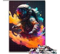 1000 Piece Puzzle Astronaut Nebula 1000 Pieces Puzzles for Adults Family Interactive Game, Ideal for Teenagers, Brain Teaser Gift (Szie 50x75 cm)