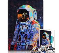 1000 Piece Puzzle Astronaut Praying 1000 Pieces Jigsaw Puzzles for Adults And Teens,Challenging Game Toys for Is Ideal As A Gift for The Whole Family 26x38cm