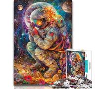 1000 Piece Puzzle Astronaut Praying Jigsaws 1000 Pieces for Teenagers,is Ideal As A Gift for The Whole Family Suitable for And 14 26x38cm