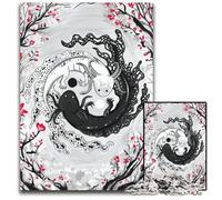 1000 Piece Puzzle Axolotl Couple Yin Yang Impossible Jigsaw Puzzles for Adults Perfect for Family Fun Party Games Birthday Party Favors 1000 PCS(38x26cm)