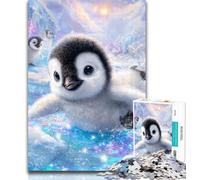 1000 Piece Puzzle Baby Penguin Jigsaw Puzzles for Adults 1000 Pieces,Relax Games Is Ideal As A Gift for The Whole Family 26x38cm