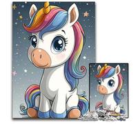 1000 Piece Puzzle Baby Unicorn Cute Paper Jigsaw Puzzles for Adults for Home Decor Ideal Christmas & New Year Gift for Teenagers 1000 PCS(38x26cm)