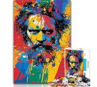 1000 Piece Puzzle Basquiat-style Robot 1000 Piece Jigsaw Puzzle for Adults Teens,Toys Educational Games Stress Relieving Great Gifts And Toys 50x75cm