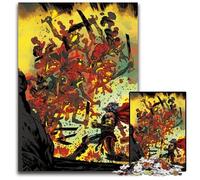 1000 Piece Puzzle Battle Rages Impossible Jigsaw Puzzles for Adults Perfect for Family Fun Party Games Birthday Party Favors 1000 PCS(75x50cm)