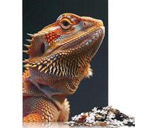 1000 Piece Puzzle Bearded Dragon Jigsaw Puzzles for Adults Paperboard Puzzles Best Gift for Adults And 38x26cm/1000pcs