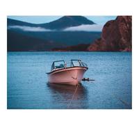 1000 Piece Puzzle Beautiful Decoration Puzzle-Boat,rocks,sea 70x50cm