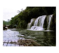 1000 Piece Puzzle Beautiful Decoration Puzzle-Falls,rope,pier 70x50cm