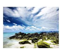 1000 Piece Puzzle Beautiful Decoration Puzzle-Sea,Reeves,Island,Coast,Clearly 70x50cm