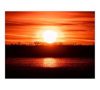 1000 Piece Puzzle Beautiful Decoration Puzzle-Sunset,Sun,Reflection,Dark,Dusk 70x50cm