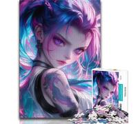 1000 Piece Puzzle Beautiful Girl 1000 Piece Jigsaw Puzzle for Adults Teens,Train Your Brain And Hands Gifts for Friends And Family (26x38cm)