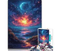 1000 Piece Puzzle Beautiful Sea of Colored Stars Jigsaw Puzzles 1000 Pieces for Adults Teens,Train Your Brain And Hands Gifts for Friends And Family (50x75cm)