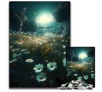 1000 Piece Puzzle Beauty of Chamomile Flower Jigsaw Puzzles for Adults Family Fun Activity Brain Challenge for Teenager 1000 PCS(38x26cm)