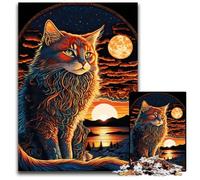 1000 Piece Puzzle Cat Art Series Style Puzzles for Adults Ideal for Lover Perfect Christmas New Year Valentines Gift 1000 PCS(75x50cm)