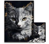 1000 Piece Puzzle CatPuzzles for Adults Ideal for Lover Perfect Christmas New Year Valentines Gift 1000 PCS(75x50cm)