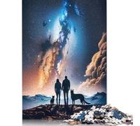 1000 Piece Puzzle Celestial Companions Square Puzzles for Adults And Paper Puzzles Family Activity 1000pcs (75x50cm)