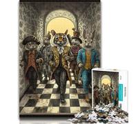 1000 Piece Puzzle Circus Animals 1000 Piece Jigsaw Puzzle for Adults Teens,Toys Educational Games Stress Relieving Great Gifts And Toys 50x75cm