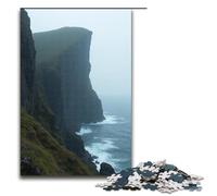 1000 Piece Puzzle Cliff Jigsaw for Adults Wooden Jigsaw Challenging Game 1000 PCS(75x50cm)