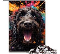 1000 Piece Puzzle Cockapoo Impossible Jigsaw Puzzles for Adults size 50x75cm Challenging Brain Teaser for Teenagers, Family Game Night Fun