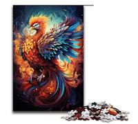 1000 Piece Puzzle Color Painting Phoenix Jigsaw for Adults Wooden Jigsaw Challenging Game 1000 PCS(75x50cm)