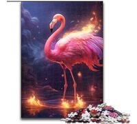 1000 Piece Puzzle Colorful Art Flamingo Puzzles for 1000 Piece Ideal for And Family Fun for Holidays, Birthdays (Szie 26x38 cm)