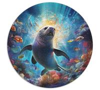1000 Piece Puzzle Colorful Seal Challenging Puzzles for Teenagers,Couples,and Friends for Birthdays,Christmas (67.5x67.5cm)