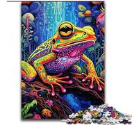 1000 Piece Puzzle Colorful Tree Frogs Puzzles for Adults size 26x38cm Educational Activity for Cognitive Skills Cognitive Skill Improvement