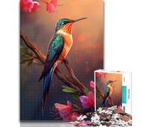 1000 Piece Puzzle Colourful Hummingbirds Jigsaw Puzzles for Teenagers 1000 Piece,Educational Toys Is Ideal As A Gift for The Whole Family 50x75cm