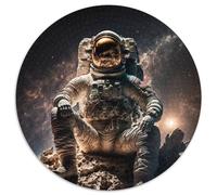1000 Piece Puzzle Cosmic Contemplation 1000 Pieces Round Puzzles for Adults Perfect for Christmas, Halloween, Easter, New Year (67.5x67.5cm)