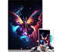 1000 Piece Puzzle Cosmic Nebula Butterfly 1000 Pieces Jigsaw Puzzles for Adults And Teens,Family Entertainment Toys Is Ideal As A Gift for The Whole Family 26x38cm