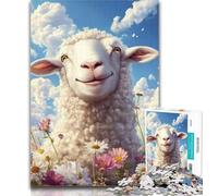 1000 Piece Puzzle Cute Baby Sheep 1000 Piece Jigsaw Puzzles for Teenagers,learning Educational Toys Unique Home Decor And Gifts 50x75cm