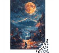 1000 Piece Puzzle, Cute Cat in Japan, 38x26cm/1000pcs | For festive leisure at home: Adult jigsaw puzzle with 1000 pieces turns winter downtime into puzzle time.