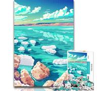 1000 Piece Puzzle Dead Sea Landscape 1000 Piece Jigsaw Puzzles for Adults Gifts,learning Educational Toys Unique Home Decor And Gifts 75x50cm