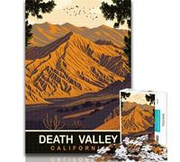 1000 Piece Puzzle Death Valley Adult Jigsaw Puzzles 1000 Pieces,Challenging Difficult with Fully Interlocking Randomly Shaped Pieces 75x50cm