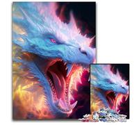 1000 Piece Puzzle Dragons Quest Puzzles for Adults Relax & Challenge, Colorful Home Decor Art, for Friends 50x75CM/19.68x29.52inch